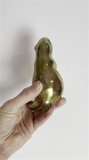 Vintage Brass Beaver Figurine | Brass Animal Statue - Etsy