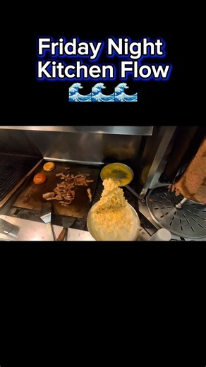 Friday Night Line Cook Flow 🍳 #shorts