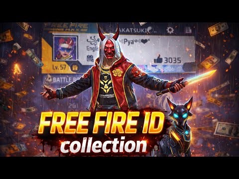 🔥 Free Fire ID Collection 😱 Rare IDs | Old FF Accounts Showcase
