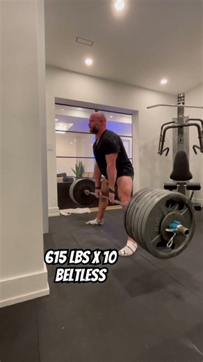 ⚡ 615 × 10 Deadlift at 165 LBS Bodyweight! 🤯