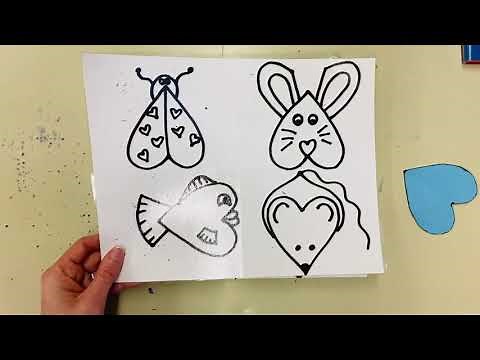 How to Draw Heart Animals: A project on "My Heart is Like a Zoo"