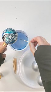 Marbled ornaments are fun, easy and therapeutic to make! . #marbled #handmade #marble #marbling #marbledpaper #marbledesign #art #marbledornaments #crafts #marbledcrafts #ornaments #marblingart #papermarbling #marblingpaper #design #marbles #marblingartist #marbleart #artist #watermarble #watermarbled #watermarbling #marblelove #easymarble #Doodlecraftblog #Doodlecraft | Doodlecraft