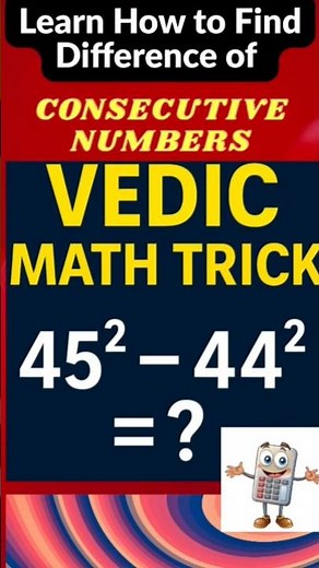 "Unlock the Secret: How to Easily FIND the Square of Consecutive Numbers!" #maths #coolmath