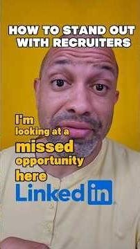 How to Get a Recruiter's Attention on LinkedIn #linkedintips