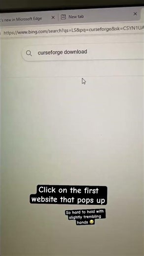 Tutorial how to install Curseforge (ᵔᗜᵔ◍) 2026 #fyp #tutorial