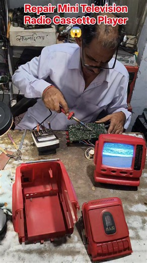 Rahul Rahul on Instagram: "Repair Mini Television Radio Cassette Player 😱"