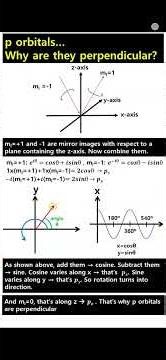 SP24 Wow!! I truley understand why p orbitals are perpendicular #science #physicalchemistry #quantum