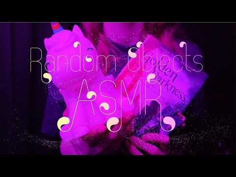 ASMR random objects, gentle tapping & scratching (no talking)