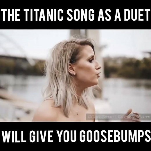 23M views · 186K reactions |  Céline Dion Get this song here: https://smarturl.it/CKMyHeartWillGoOn | Caleb + Kelsey | Facebook