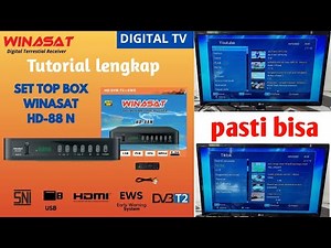 Cara memasang set top box winasat