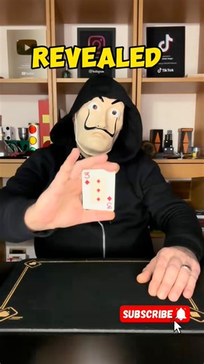 CRAZY CARD TRICK REVEALED 🪄 #magic #tricks #magictricks #foryou #magician #holidayseason #perte #viralvideo #holiday #novemberchallenge #Game7 | The Mask Magic Tricks Revealed