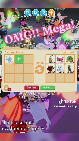 Mega Frost Unicorn Trade in Adopt Me - Worth a Trade?