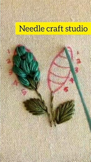 beautiful flowers embroidery tutorials#needlework#handembroidery#diynstitch#embroidery#embroidered