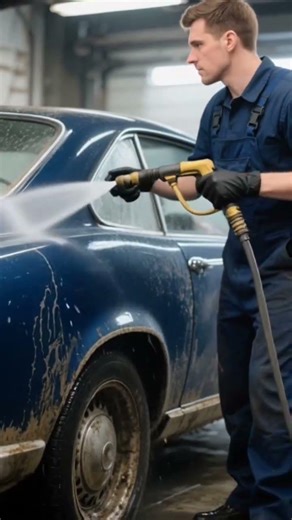 “Rusty Car Gets a Perfect Makeover – Satisfying!”