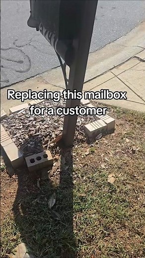 How to Install a Mailbox #mailbox #shorts #diy
