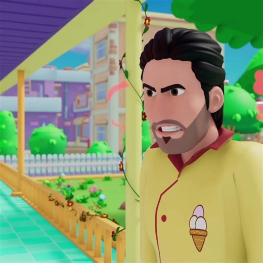 A surprise at the door? 🍦 Watch out kids! #KidsVideo #EducationalSongs #ToddlerLife #shorts