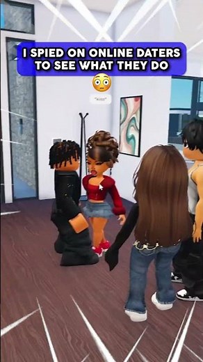 I SPIED on ONLINE DATERS to SEE WHAT THEY DO! 😳 #roblox #shorts