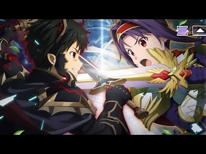 Demon King Kirito Vs. Yuuki fight for Asuna Sword art Online Unleash King