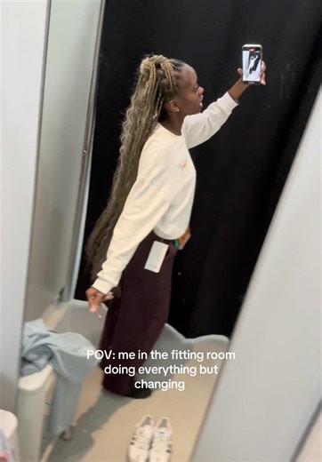 my definition of “testing it out” before purchasing it 😭😭 #foryoupage #xyzbca #fittingroom