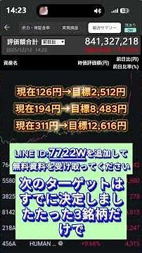今週、最低でも5〜10倍上昇する3つの低価格株。 #日本株 #株式 #株式投資 #資産形成 #資産形成40代