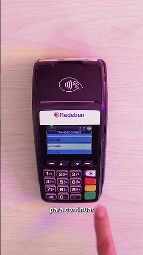 💰¿Cómo hacer cierres en datáfonos Redeban?