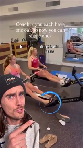 Just Row | Rowing Coaching & Workouts on Instagram: "When you row, should your heels lift? 🤔 Should your feet be set up high or low? 🤔 In most cases, having your foot plates set low with your feet down as much as comfortably possible allows you to most comfortably and safely hinge forward for a proper “catch” position. While you might be able to achieve more horizontal force production with your feet higher, this is a niche need for max effort short sprints and usually poses a higher risk to r
