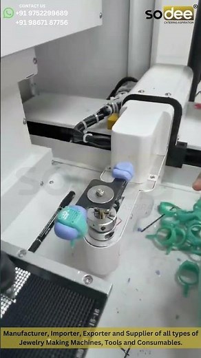 Automatic Stone Setting Machine Process | Jewelry Setting Demo | Sodee Jeweltech