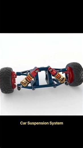 Car Suspension System 3D Animation | How Shock Absorber Works