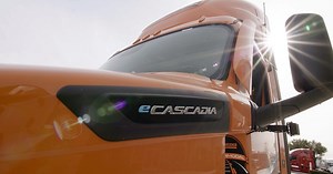 Schneider debuts its first eCascadia electric semi truck
