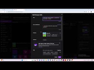 How to Change Stream Title While Streaming on Twitch