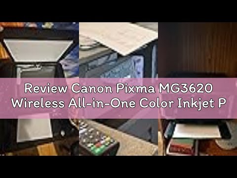 Review Canon Pixma MG3620 Wireless All-in-One Color Inkjet Printer with Mobile and Tablet Printing,