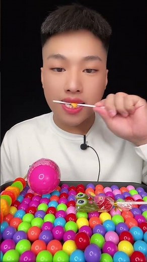 ASMR CANDY 🍭🌈🎉🍫 Eating Sounds Series 💙#asmr #mukbang #candy #satisfying