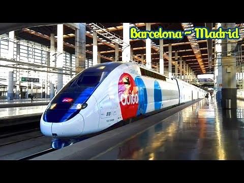 TGV Euroduplex journey from Barcelona to Madrid (Ouigo SNCF)