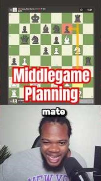 Middlegame planning #chess #chesscom #chesstips