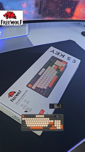 Miss Alpha Tech on Instagram: "Meet the M96 Wireless Mechanical Keyboard 🧡 ✔️ Smooth mechanical switches ✔️ Retro compact layout ✔️ Custom RGB lighting Whether you’re gaming, typing or just upgrading your desk aesthetic, this one hits perfectly 😍 🔗 Shop here: https://www.amazon.com/LexonElec-M96-Wireless-Rechargeable-Linux-Grape/dp/B0D2J11BZ1/ 🪩 #desksetup #keyboardsetup #rgbkeyboard #techreview #keyboardasmr #gamingkeyboard #setupinspiration #pcsetup #techgadgets #mechanicalkeyboard #unboxi