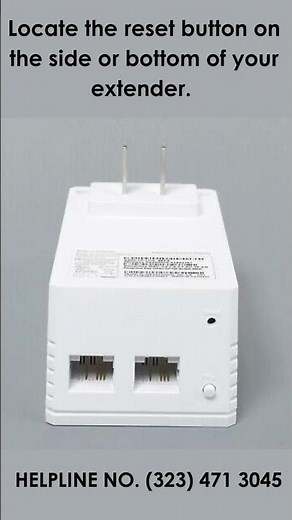Resetting the TP-Link AV600 Powerline WiFi Extender