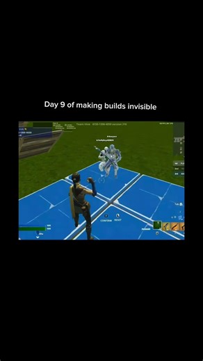 Day 9 of making builds invisible#fortnite