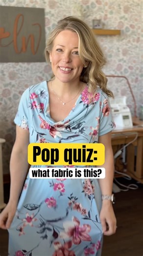 What fabric is this? Guess here and learn more in our recent video