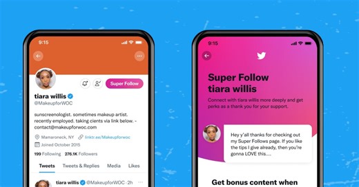 Twitter to expand Super Follows feature with support for exclusive Spaces - 9to5Mac