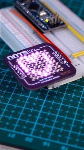 DIY 8x8 LED Matrix 🤟#arduino #electronics #diy #shorts