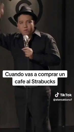 Comprando Café en Starbucks con Alan Saldaña