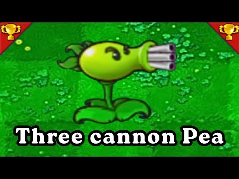 Gattling Cannon Peashooter - New Plant in Plant vs Zombies Mod