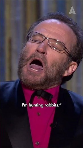 Robin Williams' Cartoon Casting Impersonations at the Oscars