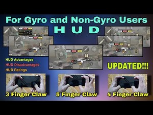 UPDATED 3, 4, and 5 FINGER CLAW HUD | Call of Duty Mobile