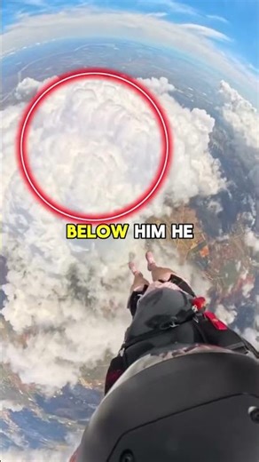 He Jumped Into a Cloud… and Instantly Lost Everything 😳☁️ #shorts #skydiving #facts #aviation