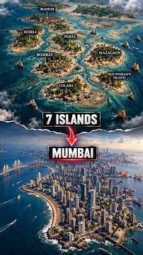 Mumbai Ki Kahani 🫨 | #india #mumbai #howitworks #amazingindia #didyouknow #history #map #geography