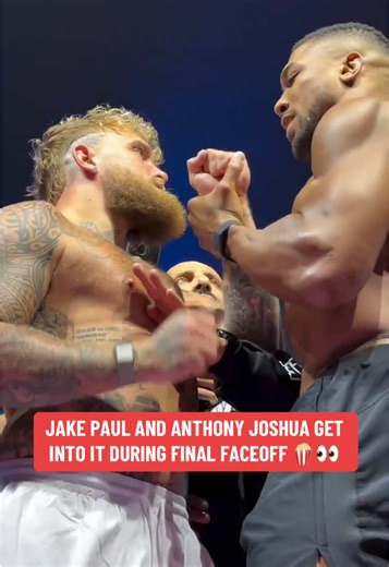 Here for it all 🍿 (via @MVP - Most Valuable Promotions) #boxing #jakepaul #anthonyjoshua #fighting #sports