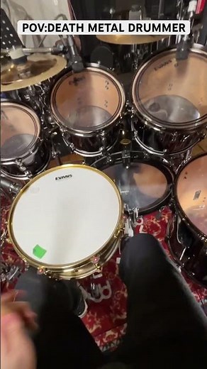 POV:DEATH METAL DRUMMER #drum