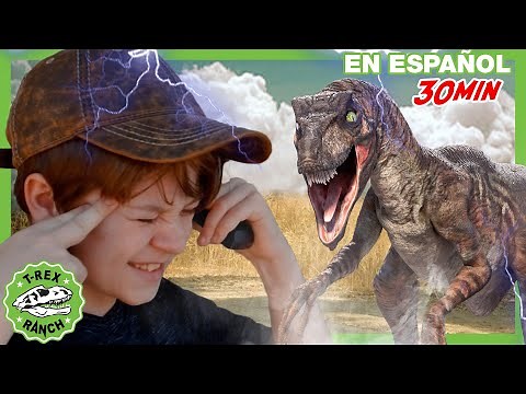 ¡Dinosaurios y tiburón Megalodón gigante! | 30 min de videos de dinosaurios para niños