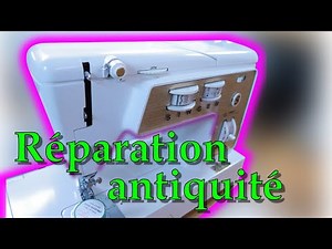 Réparation machine à coudre SINGER modèle 740 - Remplacement condensateur moteur PMbricoleur